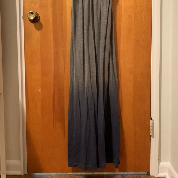 Gap Maxi Grey/Blue Gradient Cotton Dress - Picture 2 of 8